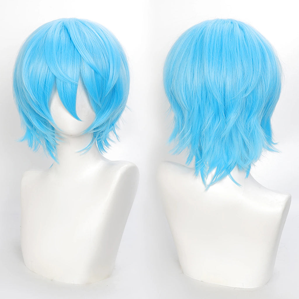 Short Synthetic Wig with Air Bangs