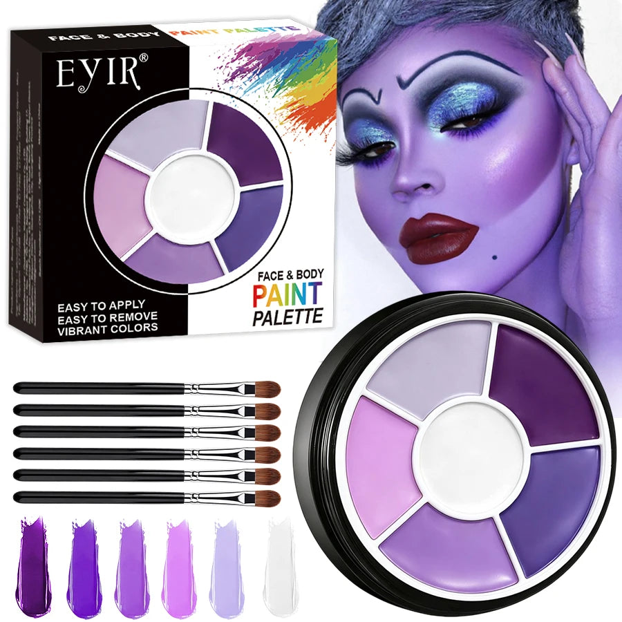 Purple Body Paint 6 colors