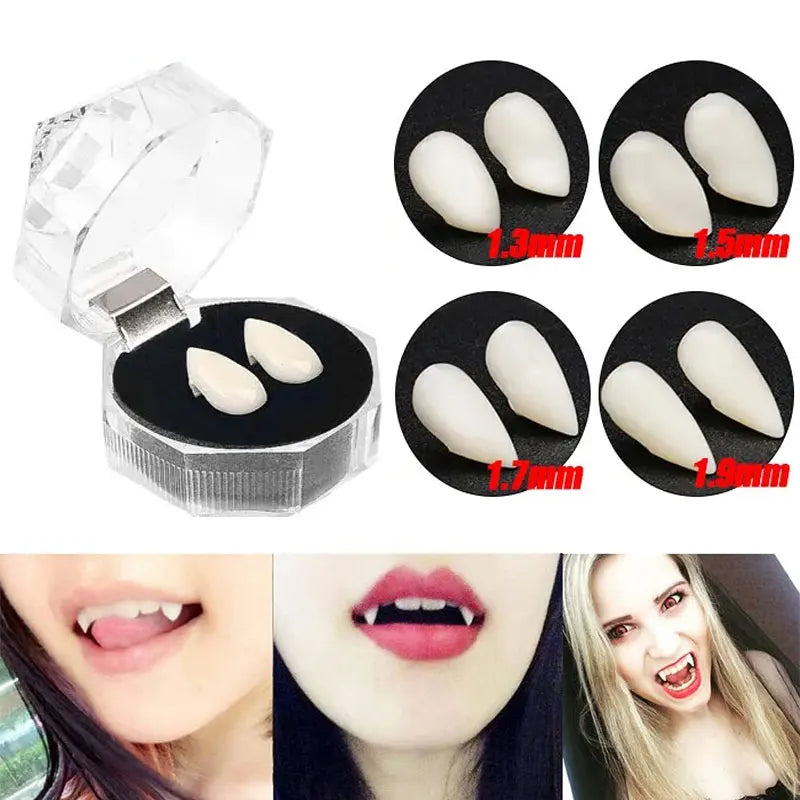 Vampire Fangs With Solid Glue