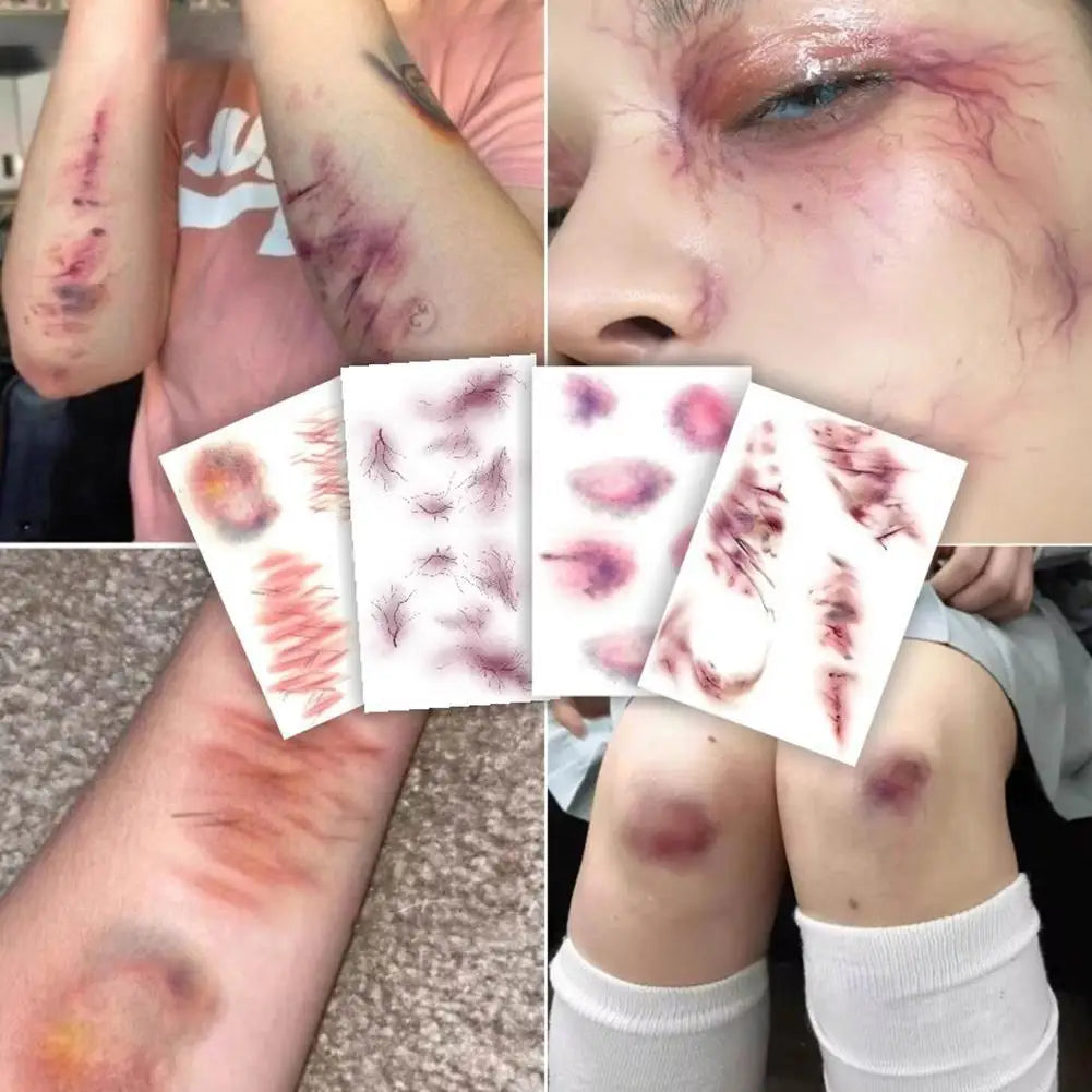 3D Realistic Scar & Bruise Tattoo