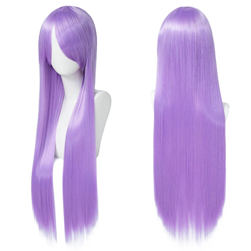 Long Synthetic Wig w Bangs