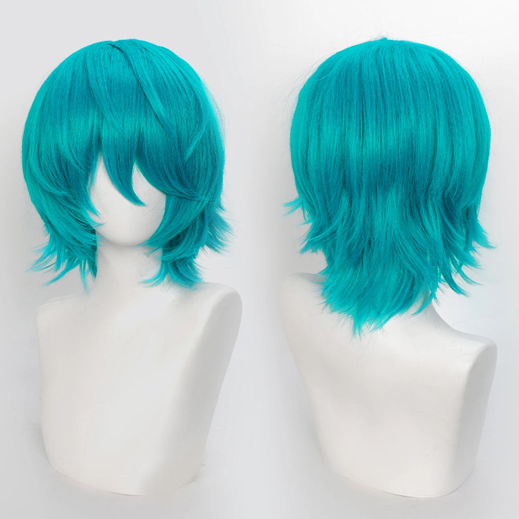 Short Synthetic Wig with Air Bangs