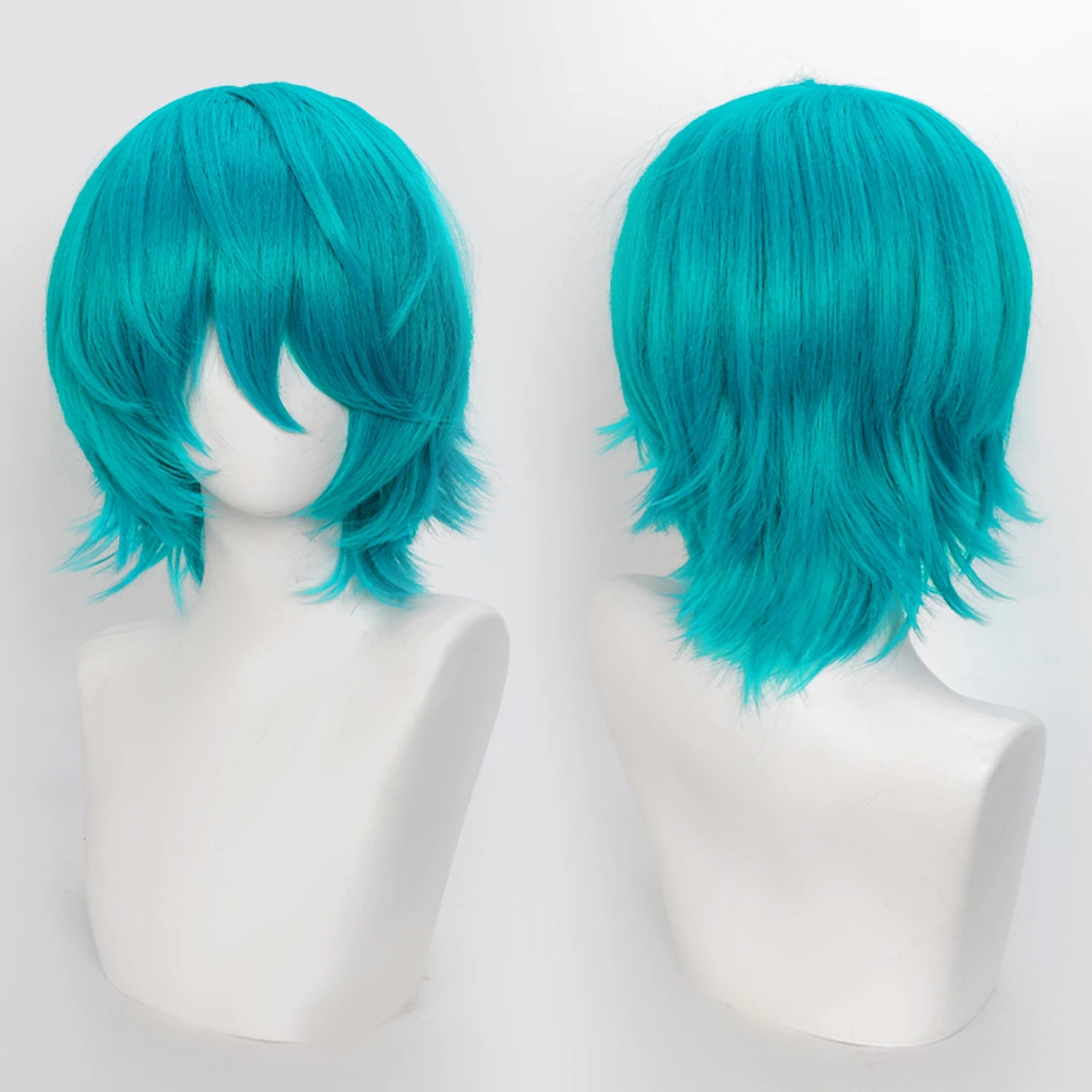 Short Synthetic Wig with Air Bangs