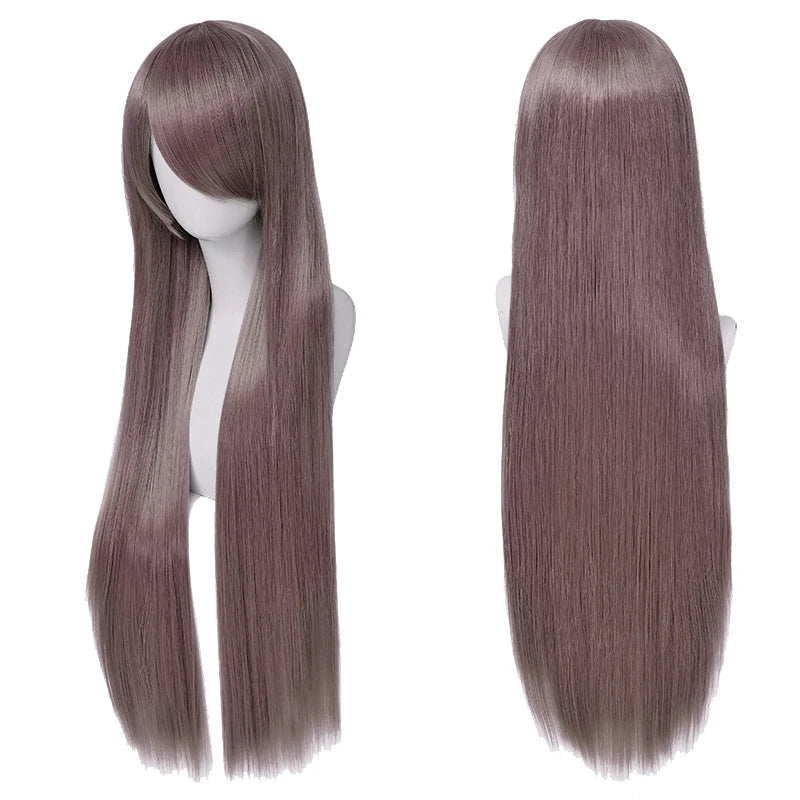 Long Synthetic Wig w Bangs
