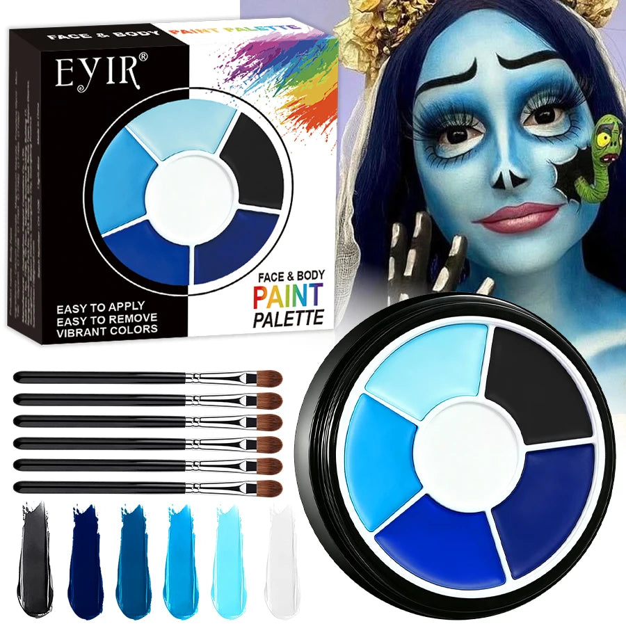 Blue Body Paint 6 Colors