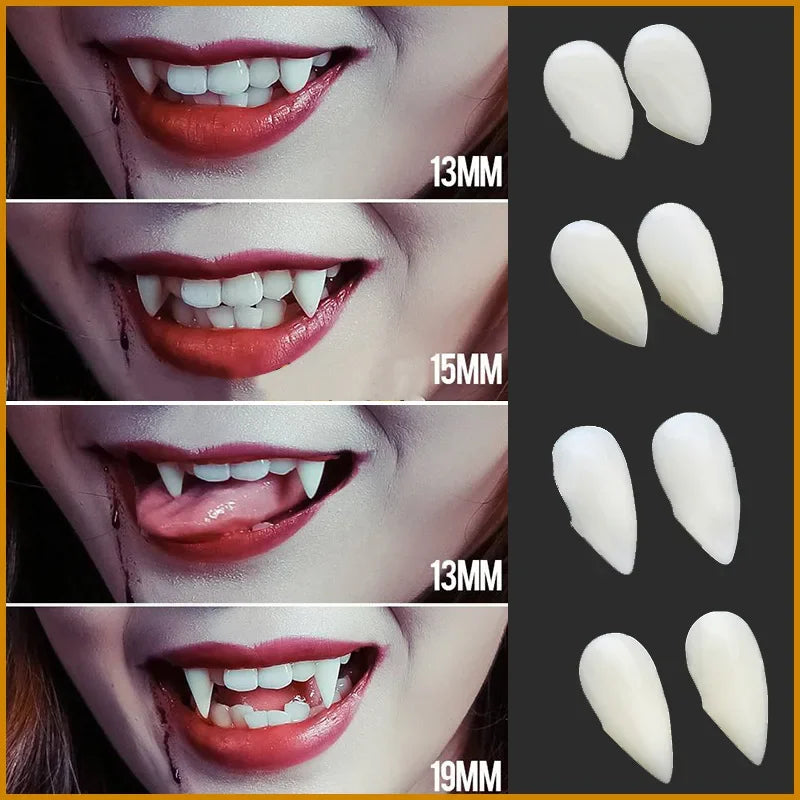 Vampire Fangs With Solid Glue