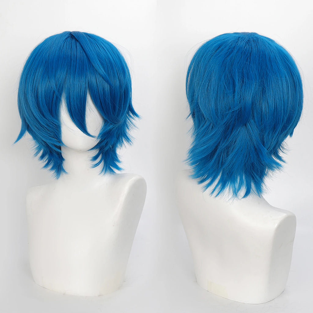 Short Synthetic Wig with Air Bangs