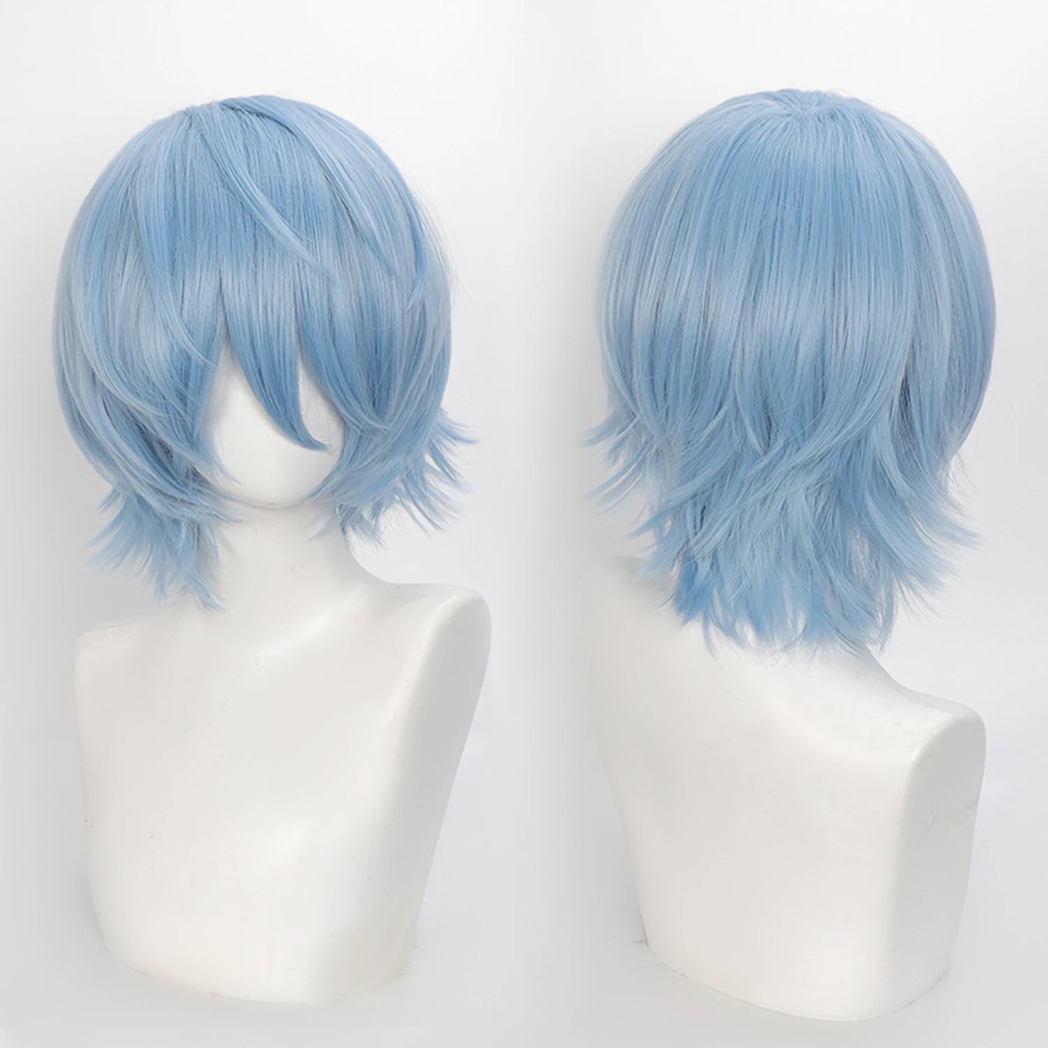 Short Synthetic Wig with Air Bangs