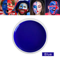 Blue oil body paint