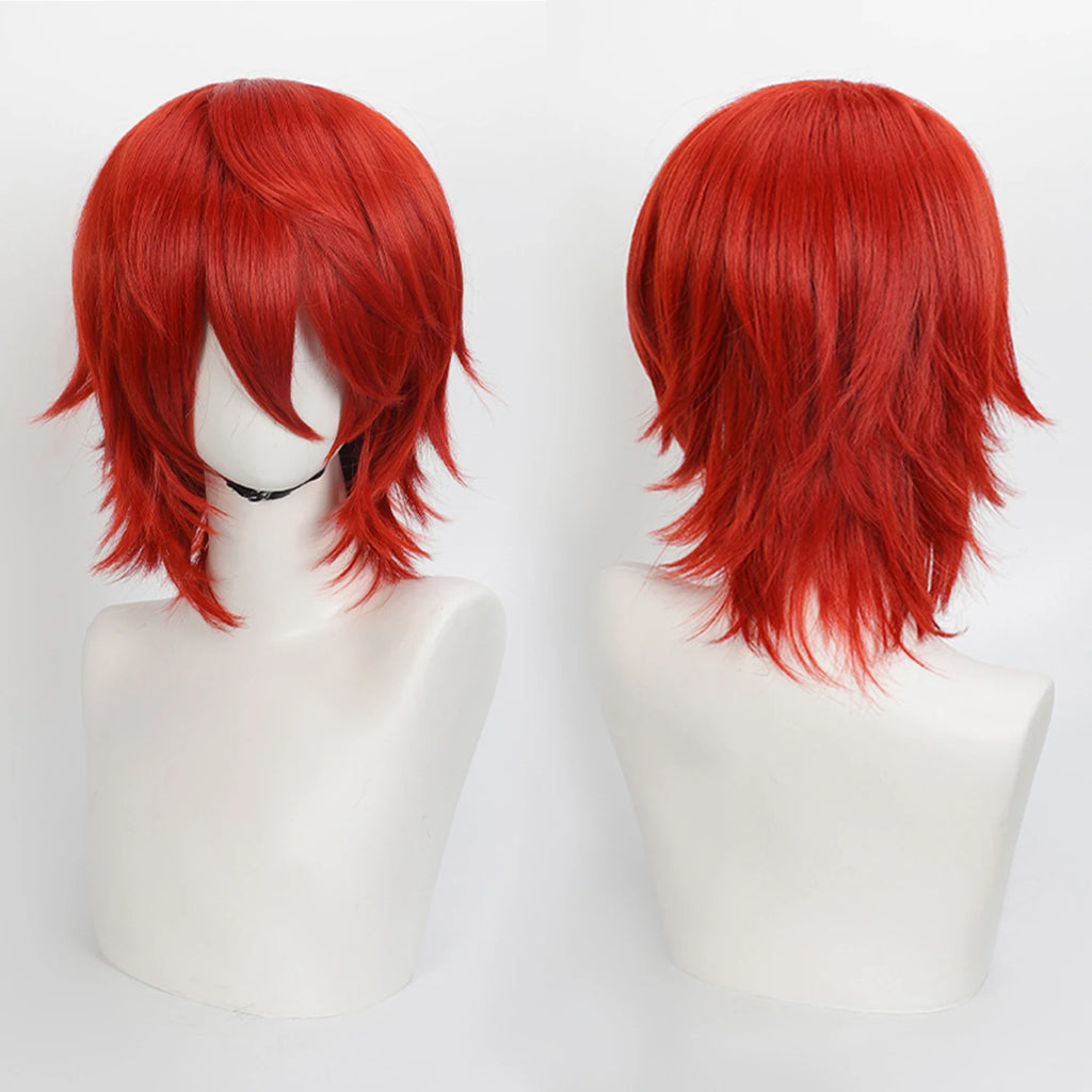 Short Synthetic Wig with Air Bangs