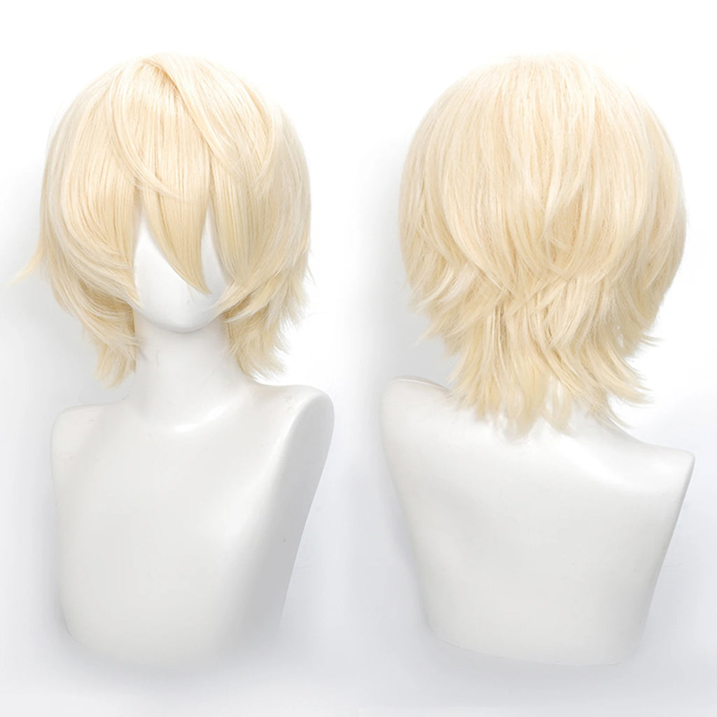 Short Synthetic Wig with Air Bangs