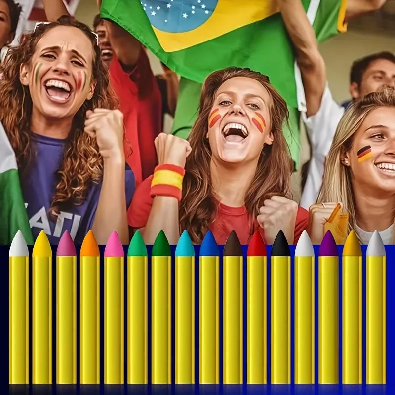 16 Colors Face & Body Crayons Makeup Sticks